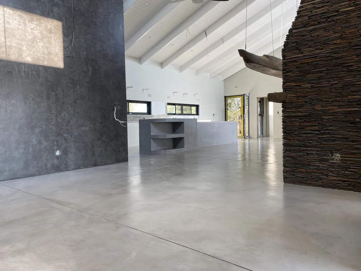 Cemcrete decorative floor and wall system, Botswana