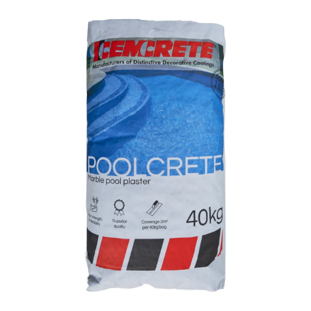 Cemcrete PoolCrete marble pool plaster, 40 kg bag