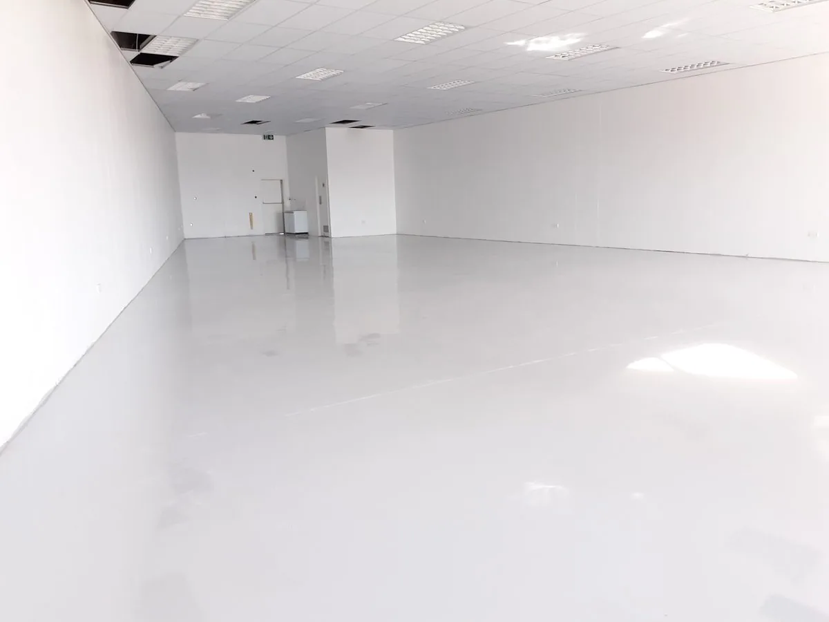 Clean commercial epoxy floor, Botswana