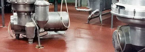Polyscreed RT polyurethane screed floor in a food processing plant