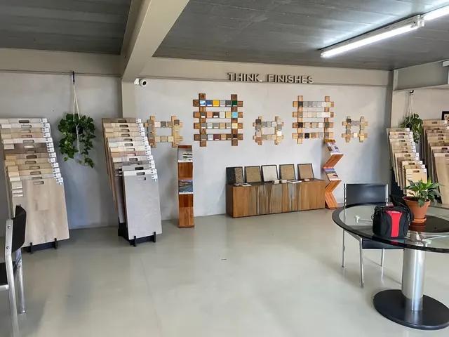 Tswanacrete showroom sample displays, Gaborone, Botswana