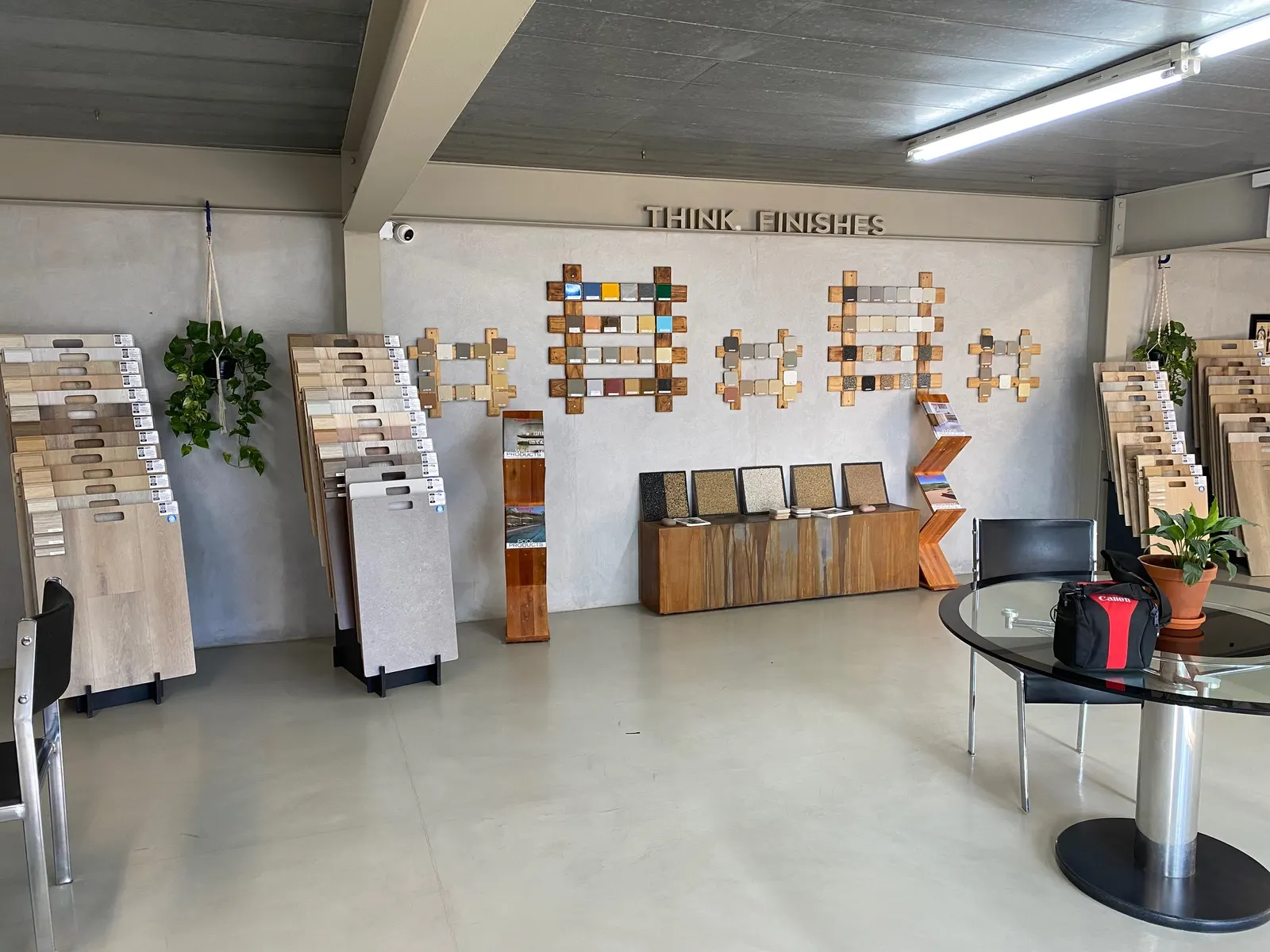 Tswanacrete showroom sample displays, Gaborone, Botswana